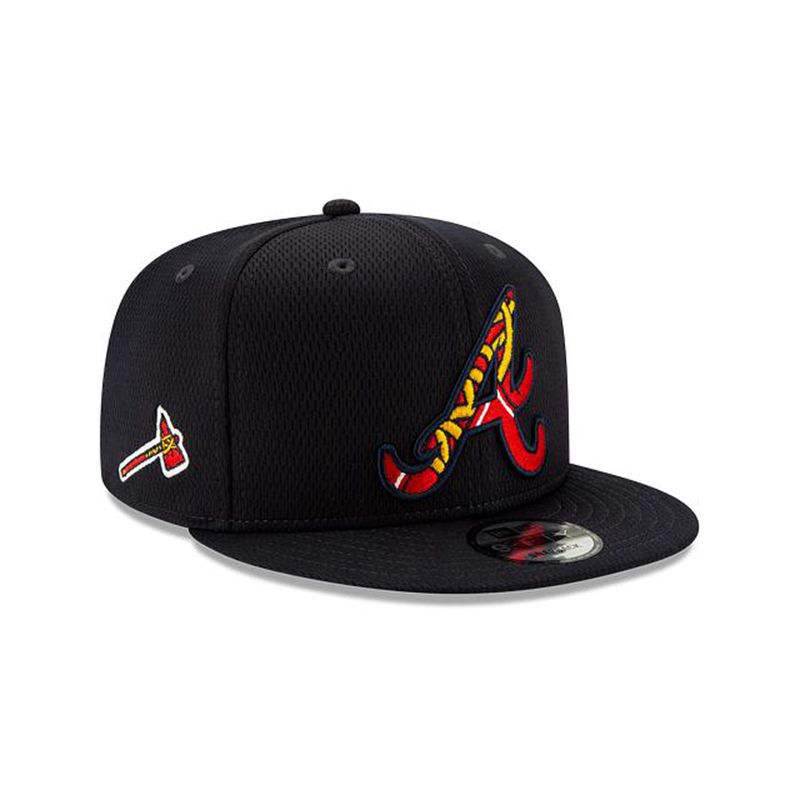 MLB Atlanta Braves Batting Practice 9Fifty Snapback (YOD1059) - Blue New Era Caps